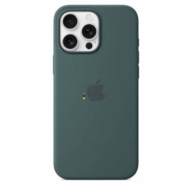 Apple iPhone 16 Pro Max Silicone Case with MagSafe Lake Green (Seasonal)